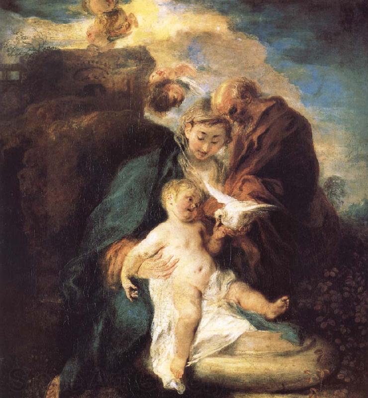Jean antoine Watteau The rest in the flight to Egypt Norge oil painting art